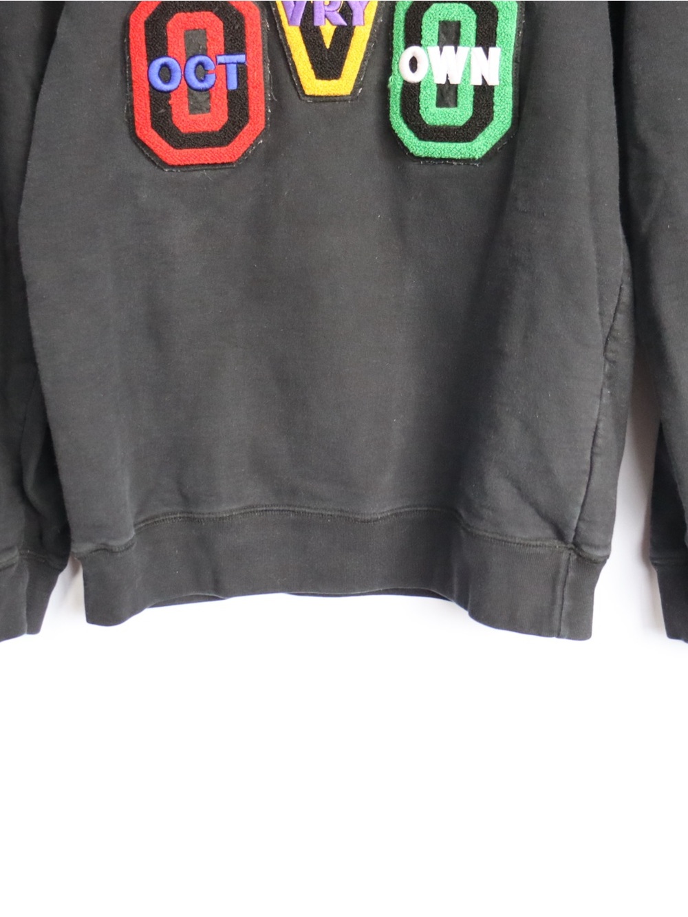 OVO October’s Very Own Logo Crewneck Sweater Black Men’s Small - Picture 4 of 9